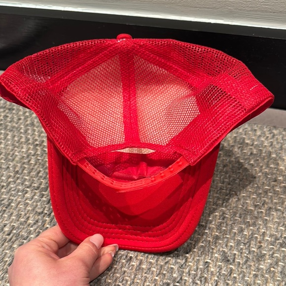 Mickey Mouse Red and White Disney Trucker Cap / Hat - Picture 2 of 4